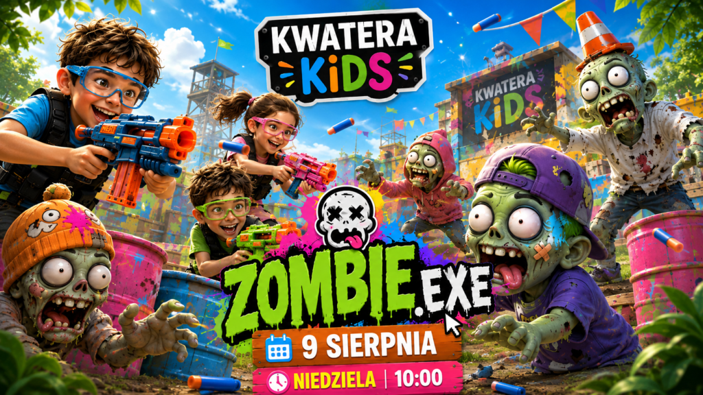 ZOMBIE.EXE - gra Nerf, KWATERA KIDS, Lodz